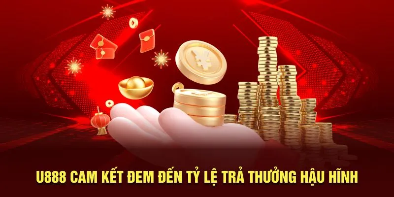 U888 cam kết đem đến tỷ lệ trả thưởng hậu hĩnh